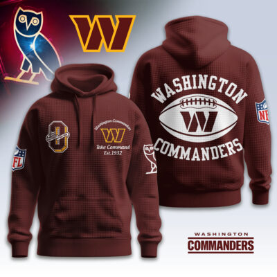 Washington Commanders | Premium NFL x OVO 3D Waffle Hoodie