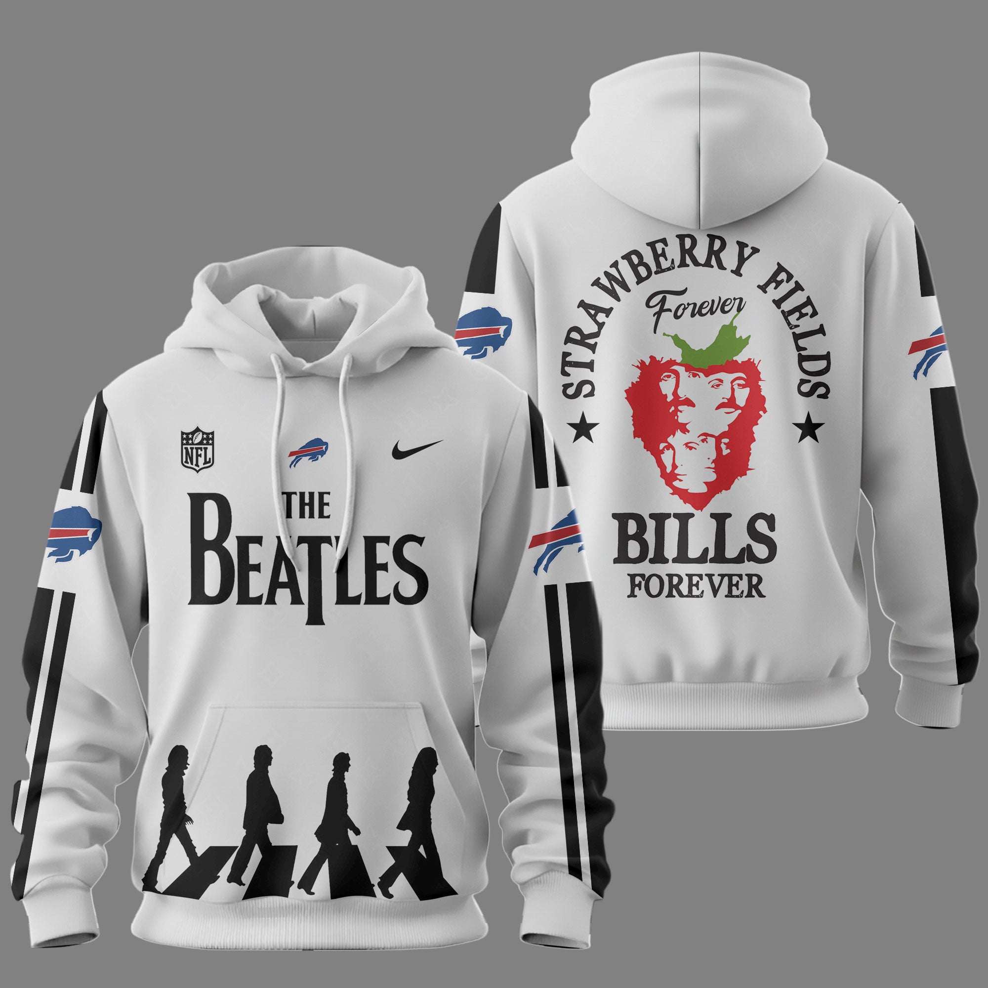 Buffalo Bills | Premium NFL The Beatles Strawberry Field Forever - Image 4
