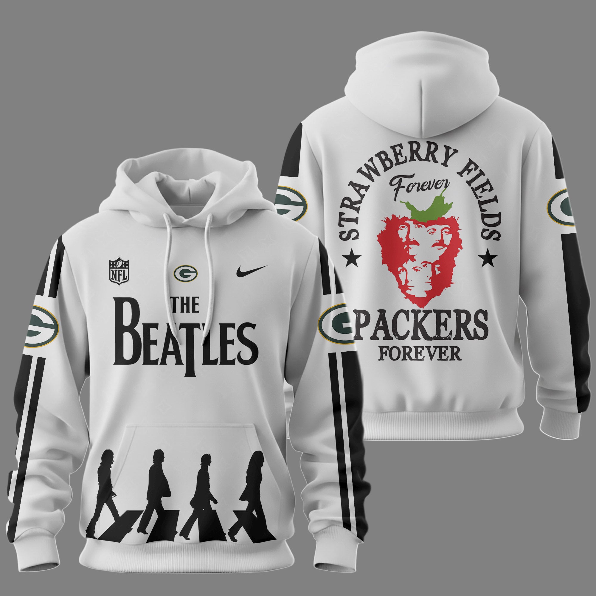 Green Bay Packers | Premium NFL The Beatles Strawberry Field Forever - Image 2