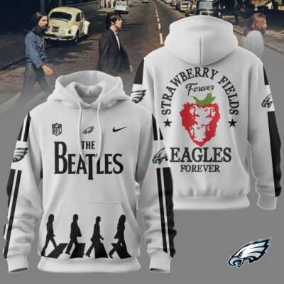 Philadelphia Eagles | Premium NFL The Beatles Strawberry Field Forever - XL
