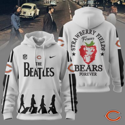 Chicago Bears | Premium NFL The Beatles Strawberry Field Forever - 4XL