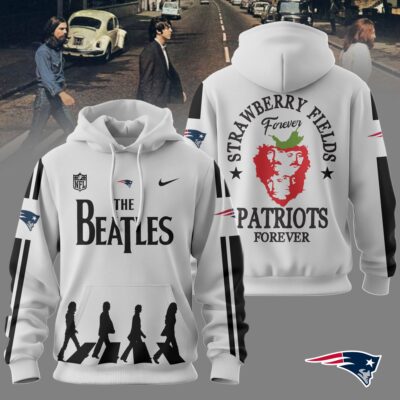 New England Patriots | Premium NFL The Beatles Strawberry Field Forever - 4XL