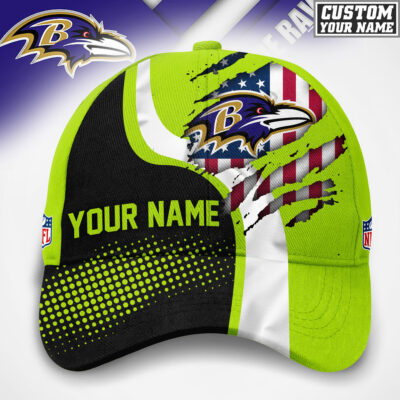 Baltimore Ravens | Premium NFL Hi-Vis Safety Cap
