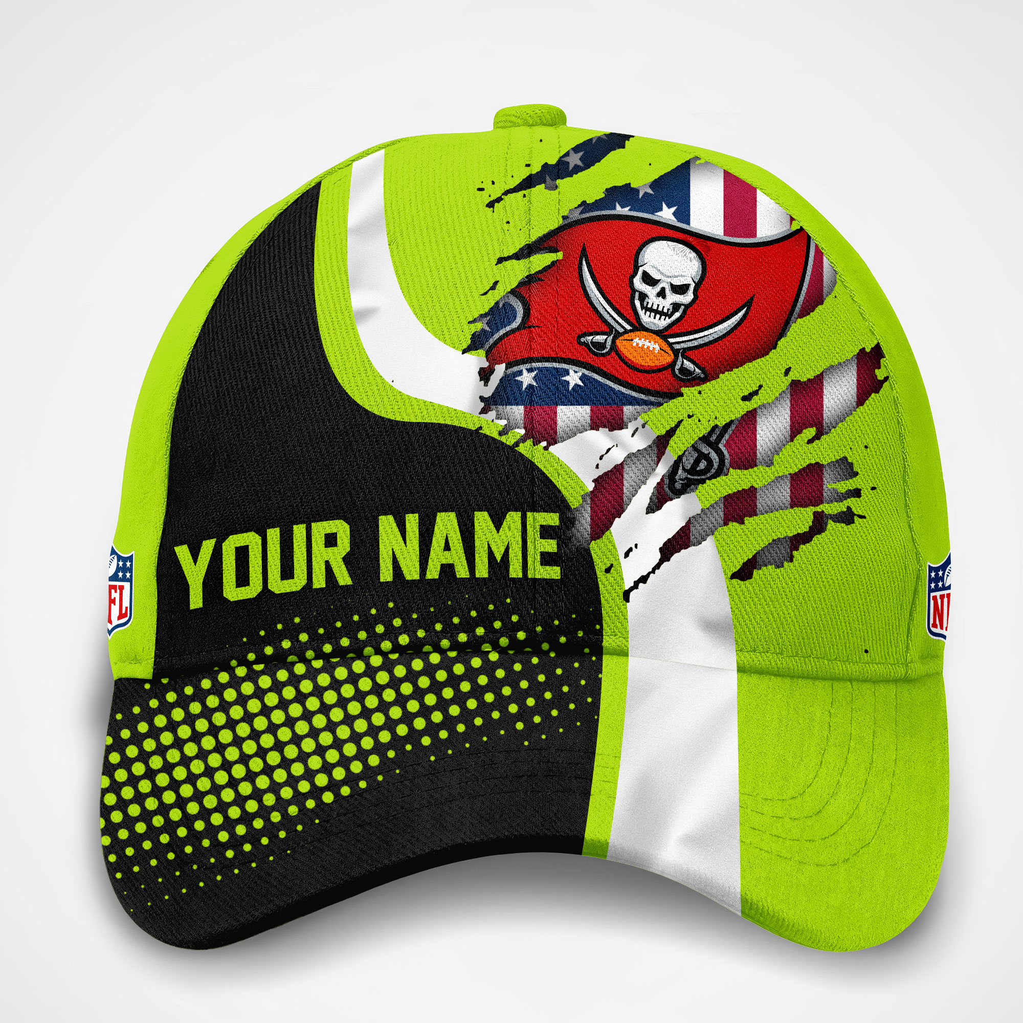 Tampa Bay Buccaneers | Premium NFL Hi-Vis Safety Cap - Image 2