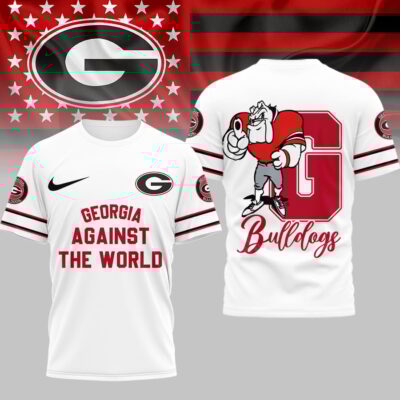 Georgia Bulldogs | Premium NCAA My Team Against The World T-shirt