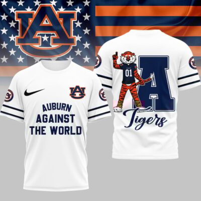 Auburn Tigers | Premium NCAA My Team Against The World T-shirt