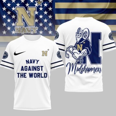 Navy Midshipmen | Premium NCAA My Team Against The World T-shirt