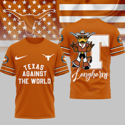 Texas Longhorns | Premium NCAA My Team Against The World T-shirt