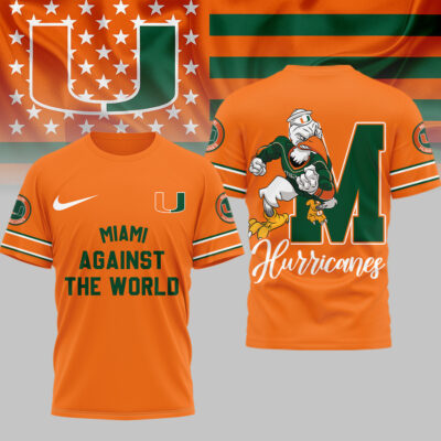 Miami Hurricanes | Premium NCAA My Team Against The World T-shirt