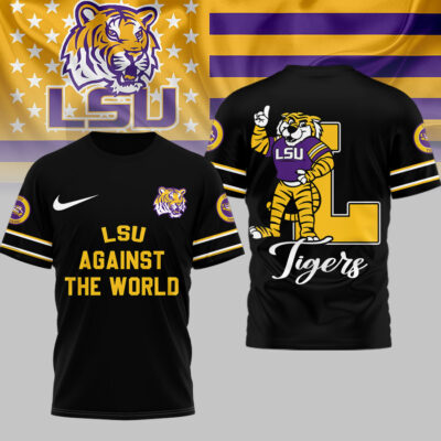 LSU Tigers | Premium NCAA My Team Against The World T-shirt