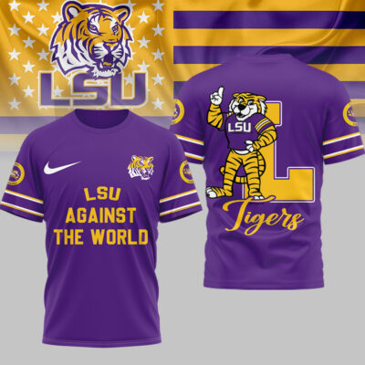 LSU Tigers | Premium NCAA My Team Against The World T-shirt