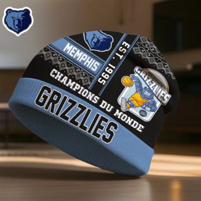 Memphis Grizzlies | Premium NBA Champions Du Monde Beanie Hat