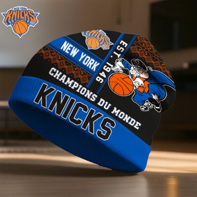 New York Knicks | Premium NBA Champions Du Monde Beanie Hat