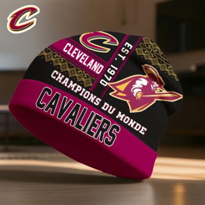 Cleveland Cavaliers | Premium NBA Champions Du Monde Beanie Hat