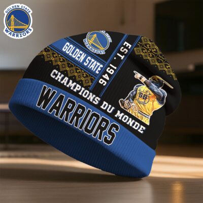 Golden State Warriors | Premium NBA Champions Du Monde Beanie Hat