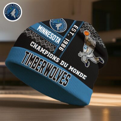 Minnesota Timberwolves | Premium NBA Champions Du Monde Beanie Hat