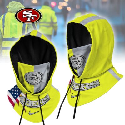 San Francisco 49ers | Premium NFL Safety Hi-Vis Hooded Gaiter - XL