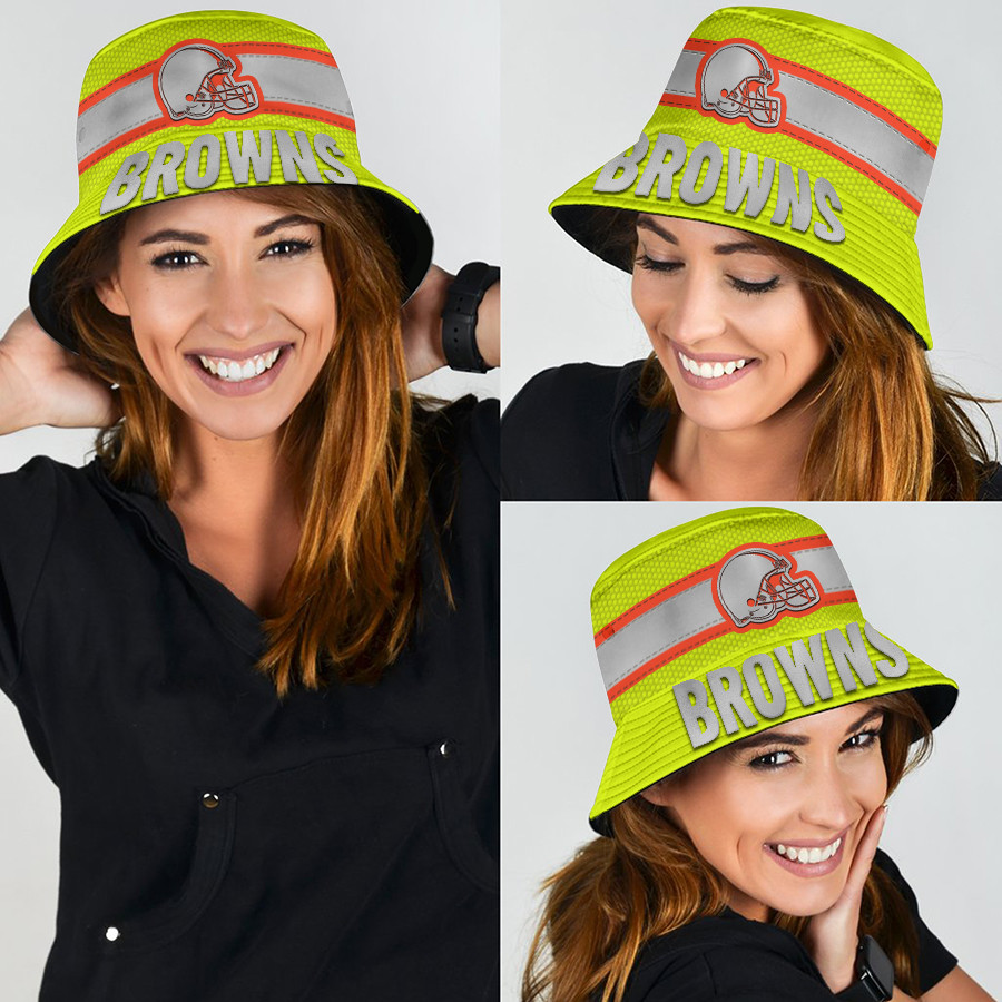 Cleveland Browns | Premium NFL Hi-Vis Reflective Bucket Hat - Image 4