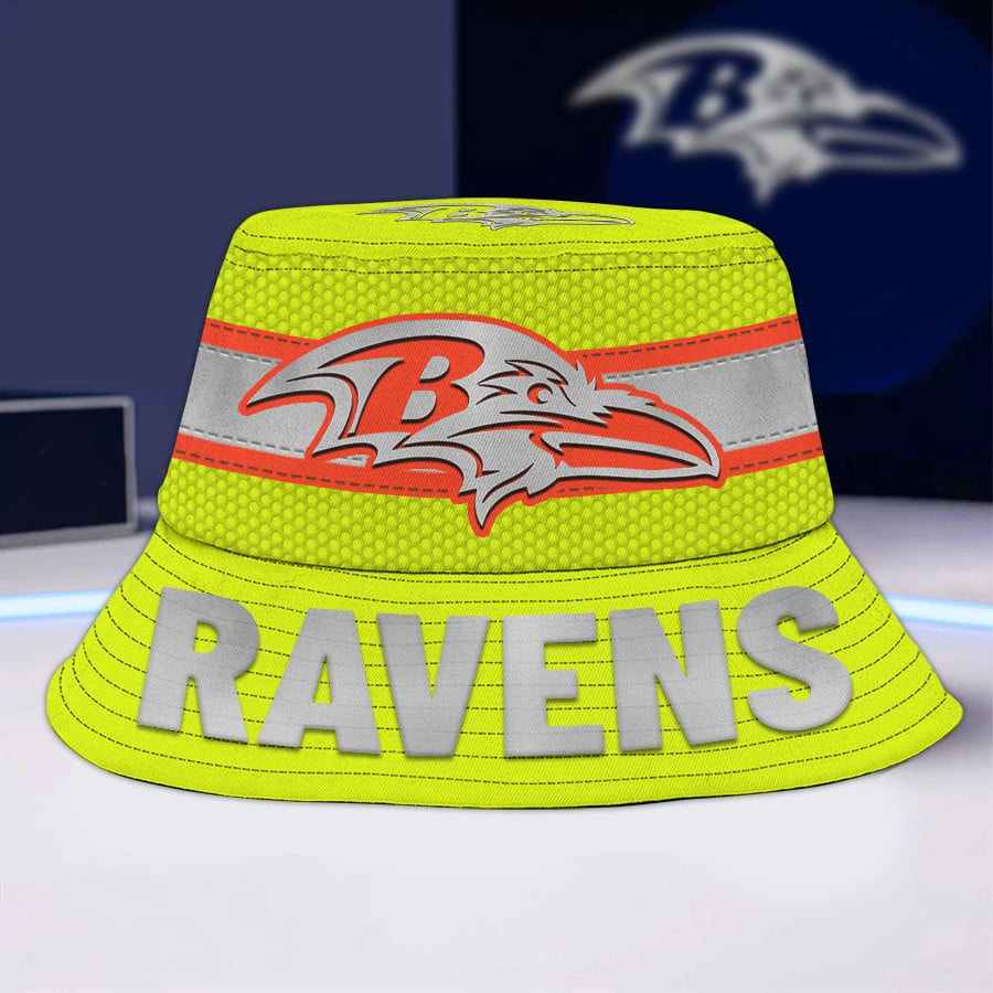 Baltimore Ravens | Premium NFL Hi-Vis Reflective Bucket Hat