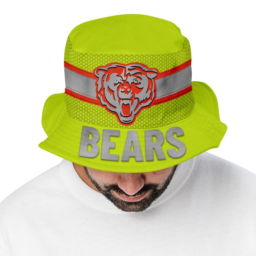 Chicago Bears | Premium NFL Hi-Vis Reflective Bucket Hat - Image 2