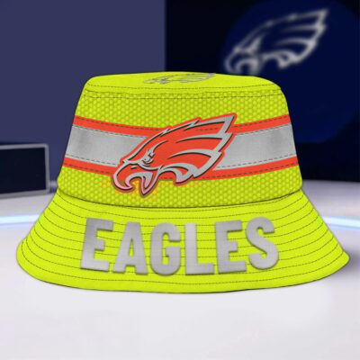 Philadelphia Eagles | Premium NFL Hi-Vis Reflective Bucket Hat - S