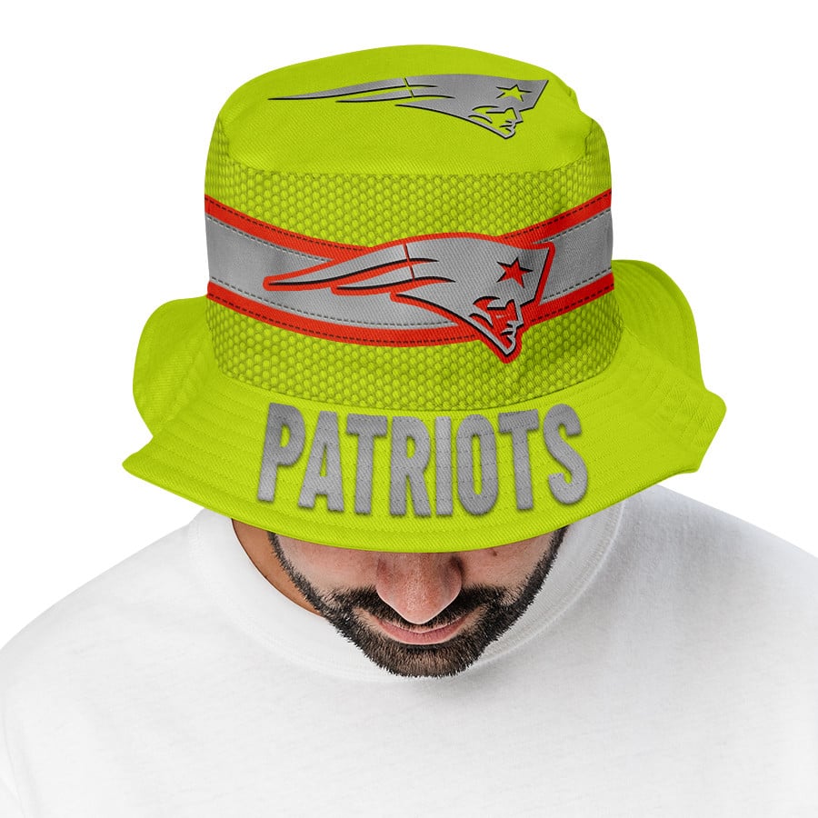New England Patriots | Premium NFL Hi-Vis Reflective Bucket Hat - Image 2