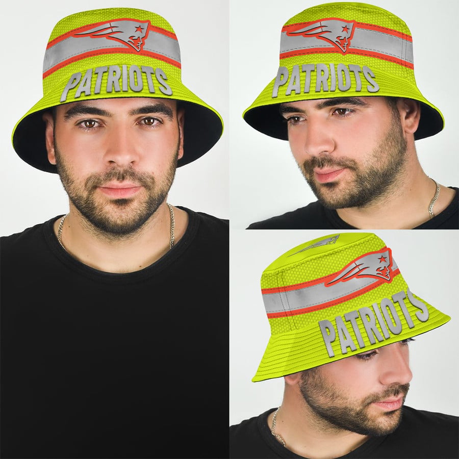 New England Patriots | Premium NFL Hi-Vis Reflective Bucket Hat - Image 3