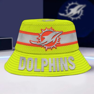 Miami Dolphins | Premium NFL Hi-Vis Reflective Bucket Hat