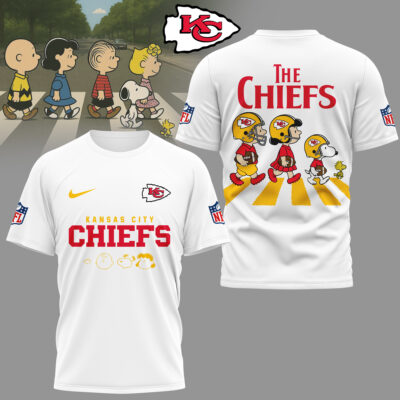 Kansas City Chiefs | Premium NFL Snoopy Abbey Road 3D Shirt