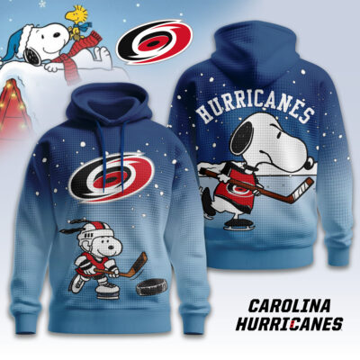 Carolina Hurricanes | Premium NHL Snoopy Hockey 3D Waffle Hoodie - 2XL