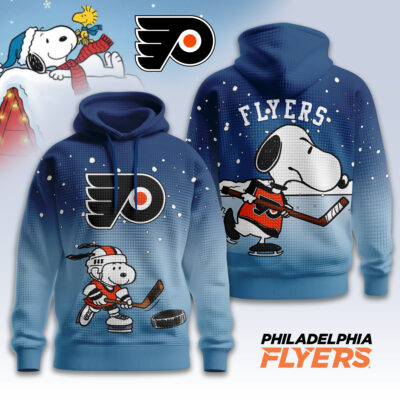 Philadelphia Flyers | Premium NHL Snoopy Hockey 3D Waffle Hoodie