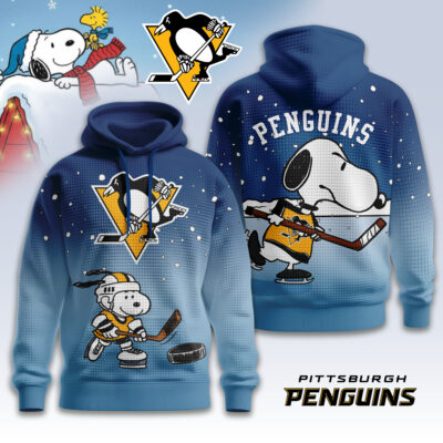 Pittsburgh Penguins | Premium NHL Snoopy Hockey 3D Waffle Hoodie