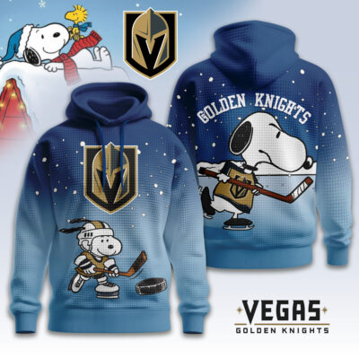 Vegas Golden Knights | Premium NHL Snoopy Hockey 3D Waffle Hoodie