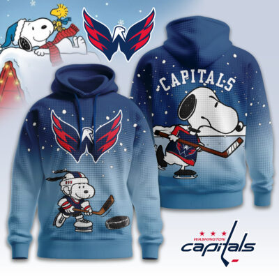 Washington Capitals | Premium NHL Snoopy Hockey 3D Waffle Hoodie
