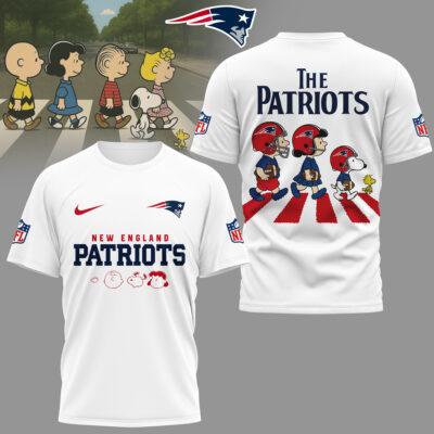 New England Patriots | Premium NFL Snoopy Abbey Road 3D Shirt