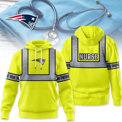 New England Patriots | Premium NFL Nurse Safety Hi Vis Hoodie