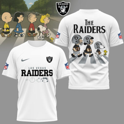 Las Vegas Raiders | Premium NFL Snoopy Abbey Road 3D Shirt