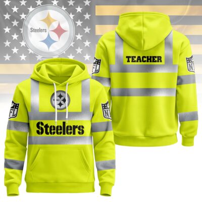 Pittsburgh Steelers | Premium NFL Teacher Safety Hi Vis Hoodie