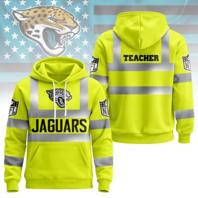 Jacksonville Jaguars | Premium NFL Teacher Safety Hi Vis Hoodie