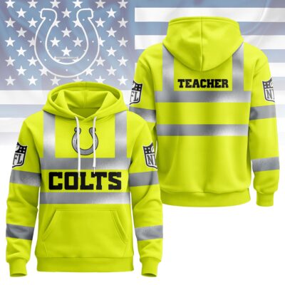 Indianapolis Colts | Premium NFL Teacher Safety Hi Vis Hoodie