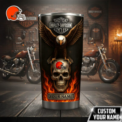 Cleveland Browns | Premium NFL Harley Davidson Tumbler