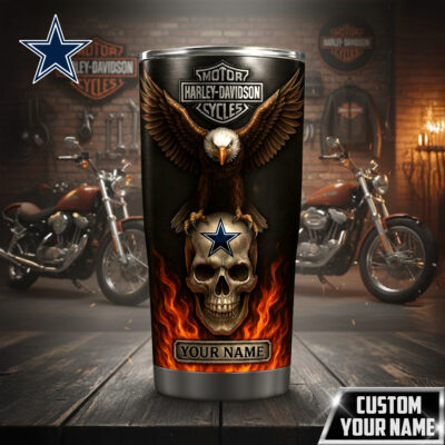 Dallas Cowboys | Premium NFL Harley Davidson Tumbler