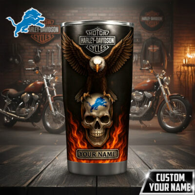 Detroit Lions | Premium NFL Harley Davidson Tumbler