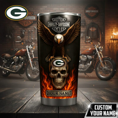 Green Bay Packers | Premium NFL Harley Davidson Tumbler
