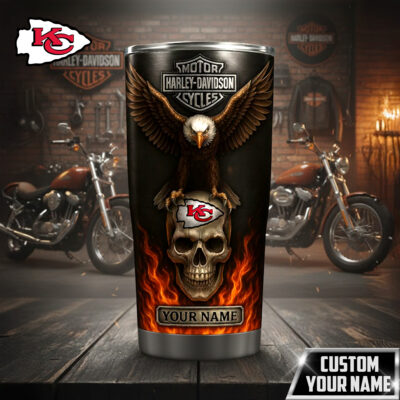 Kansas City Chiefs | Premium NFL Harley Davidson Tumbler