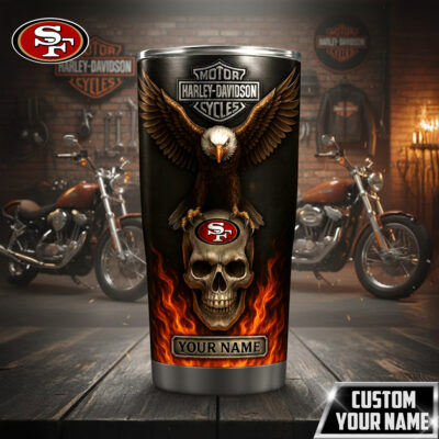 San Francisco 49ers | Premium NFL Harley Davidson Tumbler