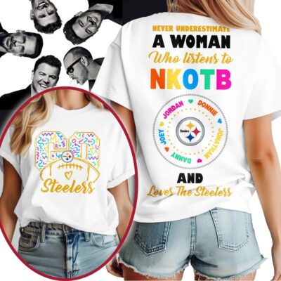 Pittsburgh Steelers | Premium NFL x NKOTB Fan 3D Shirt