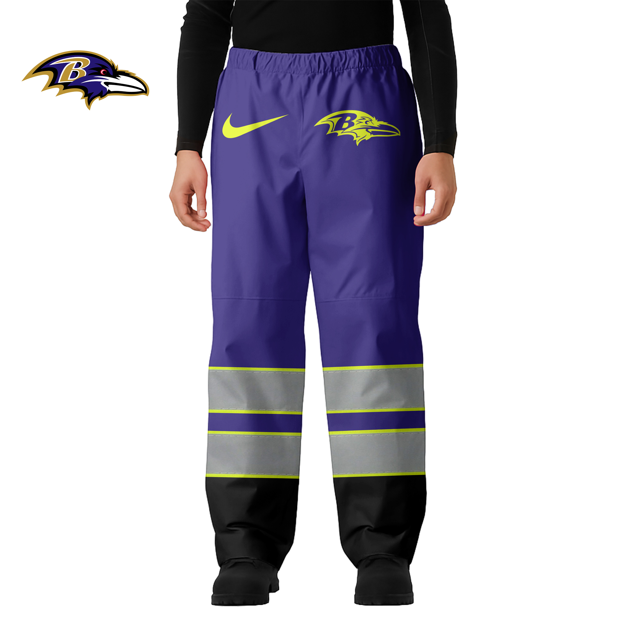 Baltimore Ravens | Premium NFL High-Visibility Safety Pants - Image 2