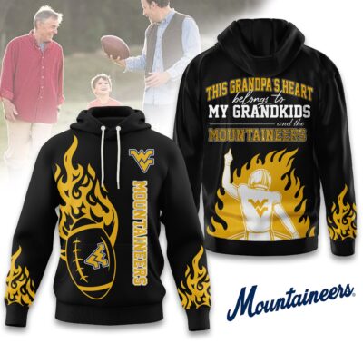 West Virginia Mountaineers | Premium NCAA Football Grandpa Hoodie