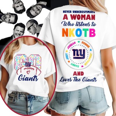 New York Giants | Premium NFL x NKOTB Fan 3D Shirt